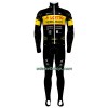 Fietskleding (Fietsshirt Lange Mouw + Lange Koersbroek) 2023 Lotto-Kern Haus - Geel Zwart